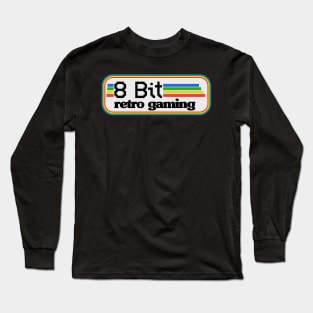 8 Bit Gaming Old Game 16 Bit Gaming Retro Vintage Long Sleeve T-Shirt